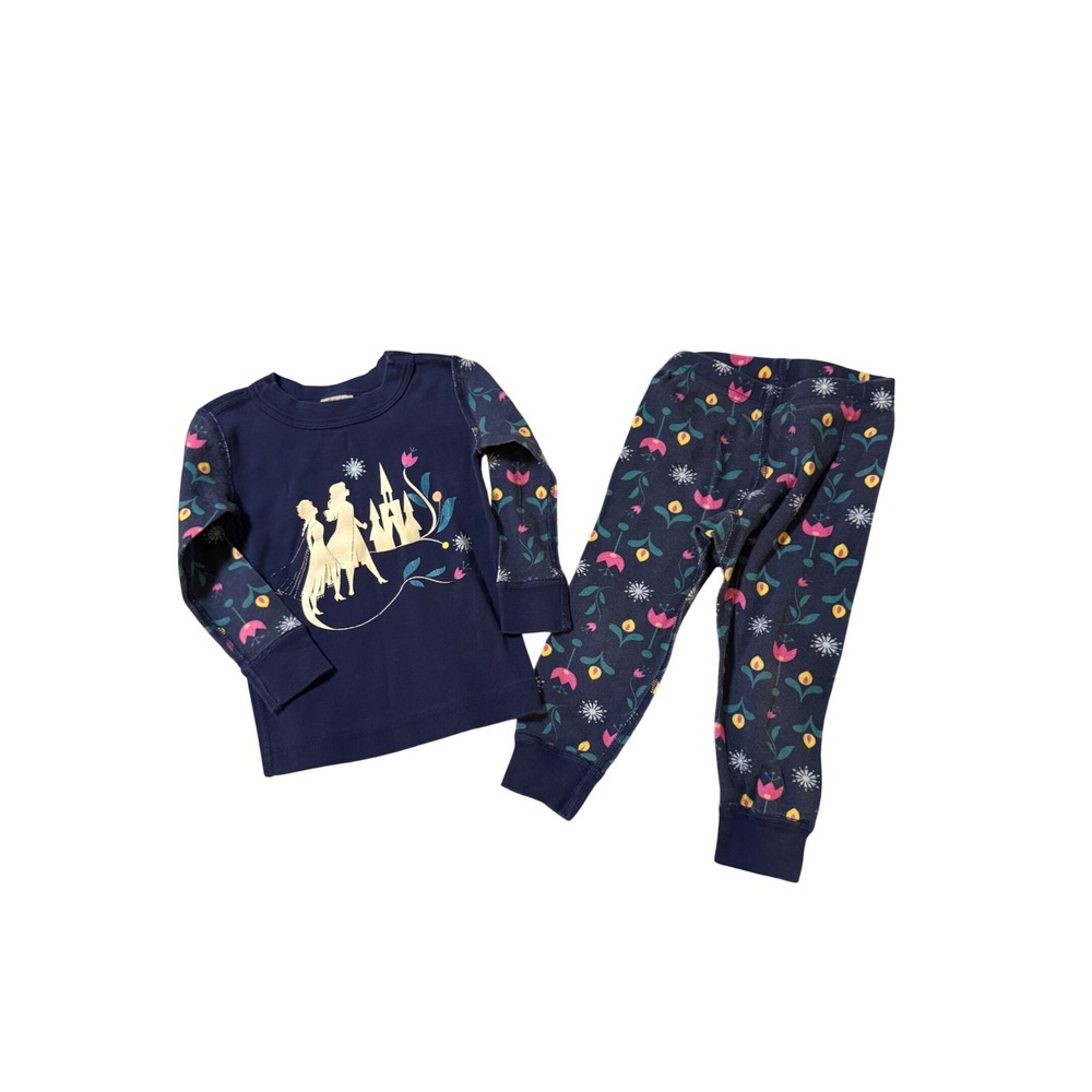 Hanna‎ Andersson Disney Frozen II Pajama Set Size 2T 100% Organic Cotton